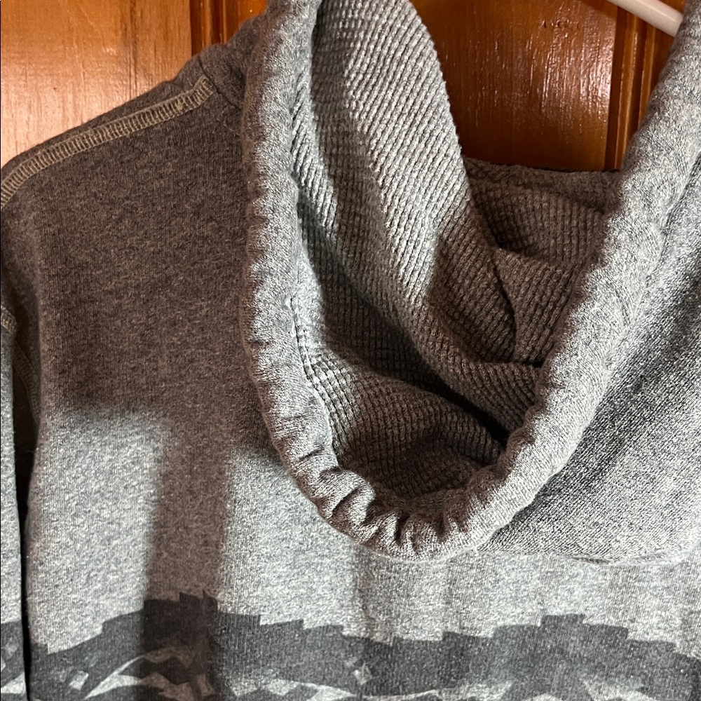 American Eagle Outfitters Gray Zip-Up Sweater - Picture 6 of 6